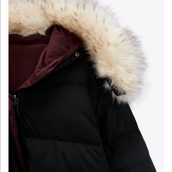 Zara reversible 2 color padded coat - Picture 8 of 8